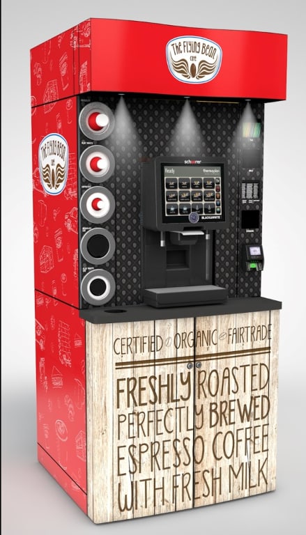 An FBC Express bean-to-cup coffee machine