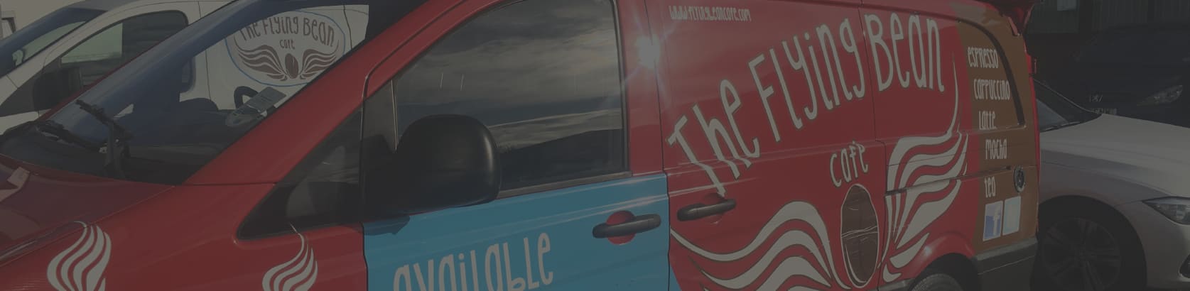 A Flying Bean Café coffee van on its morning route